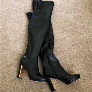 Calvin Klein thigh high boots